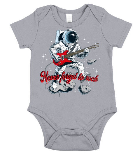 Never forget to rock Short Sleeve Baby One-Piece