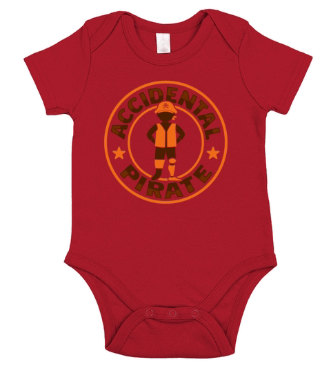 Pirate Amputee Joke Leg Prosthetic Design for a Short Sleeve Baby One-Piece