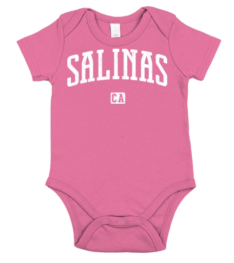 Salinas California Vintage Style Short Sleeve Baby One-Piece
