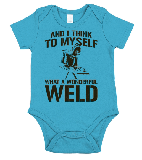 Welder Welding Pun Vintage And I Short Sleeve Baby One-Piece
