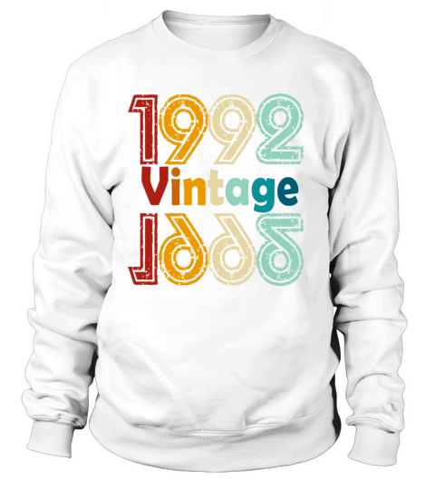 1992 vintage vintage retro birthday gift Sweatshirt Unisex
