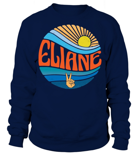 Eliane Shirt Vintage Sunset Eliane Groovy Tie Dye Sweatshirt Unisex
