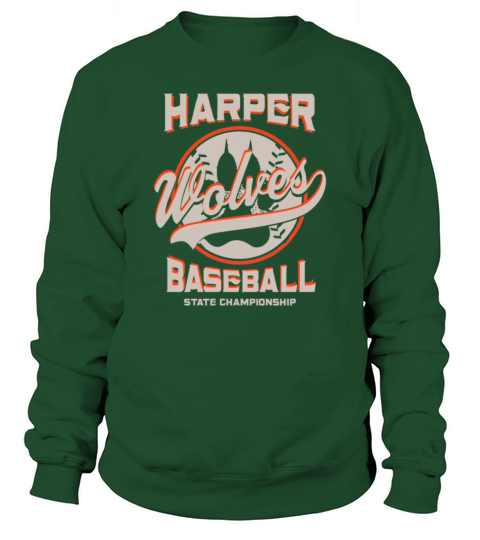 Harper Wolves H Football State Championship Sweatshirt Unisex