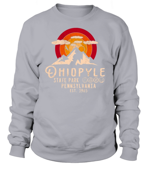 Ohiopyle State Park Pennsylvania - retro camping Sweatshirt Unisex