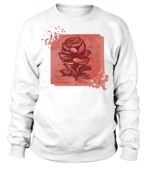 Rose flower Sweatshirt Unisex