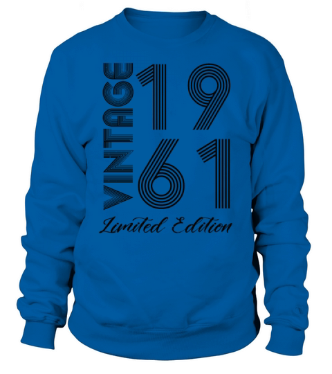 Vintage 1961 Vintage Birthday Retro Vintage Sweatshirt Unisex