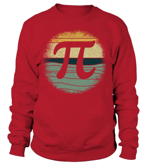 Vintage Pi Math Holiday Mathematics Funny Pi Day Sweatshirt Unisex