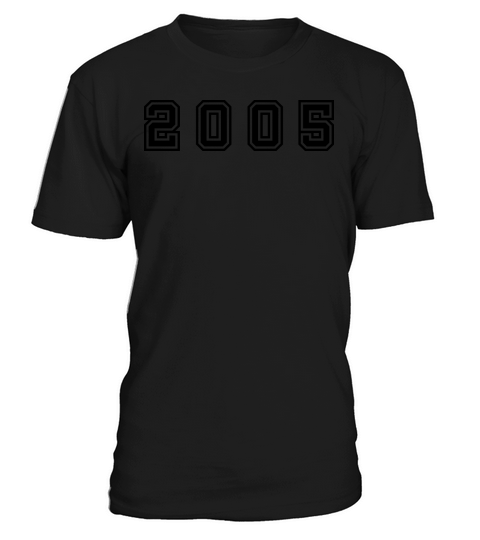 2005 Year Number T-Shirt Unisex