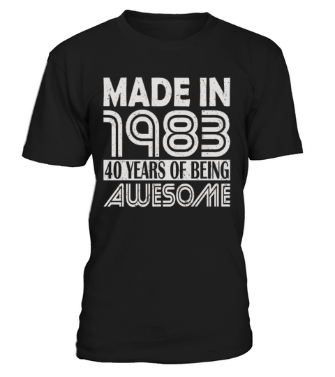 40th birthday vintage 1983 40 years T-Shirt Unisex