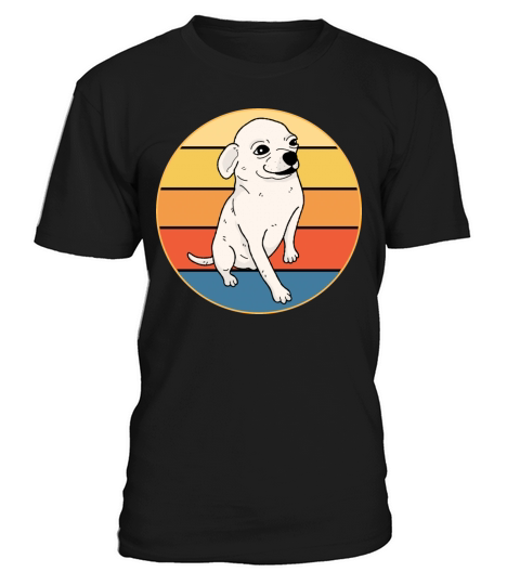 Cute Chihuahua Dog Breed Vintage Retro Sunset T-Shirt Unisex