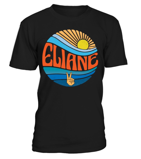 Eliane Shirt Vintage Sunset Eliane Groovy Tie Dye T-Shirt Unisex