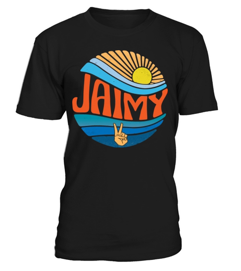 Jaimy Shirt Vintage Sunset Jaimy Groovy Tie Dye T-Shirt Unisex