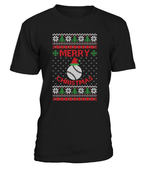 Merry Christmas baseball ugly T-Shirt Unisex