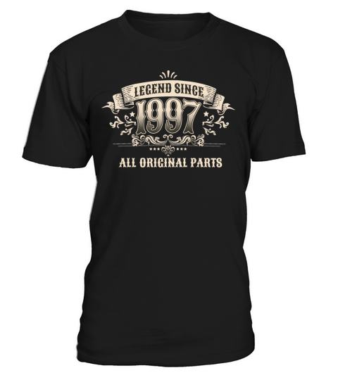 Retro Vintage Legend Since 1997 Original Parts T-Shirt Unisex