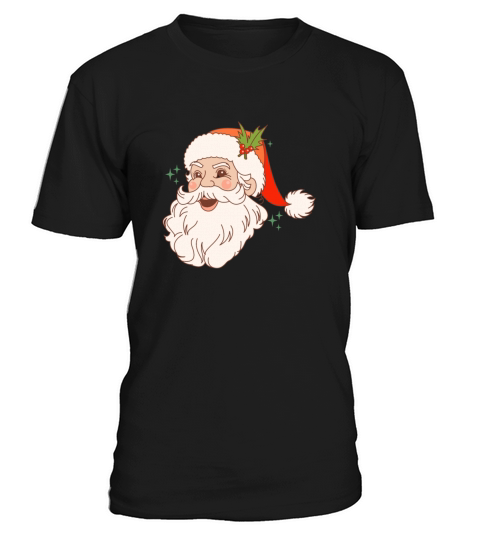 Merry Christmas retro vintage pink santa claus T-Shirt Unisex