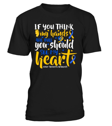 Teacher Mom Dad Love World Down Syndrome Day Men W T-Shirt Unisex