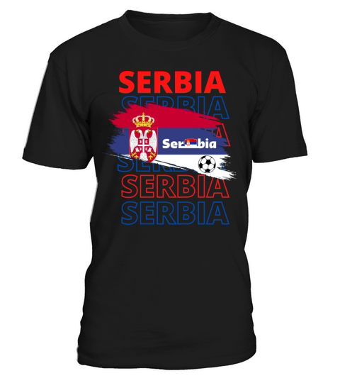 World Serbia Soccer Vintage T-Shirt Unisex