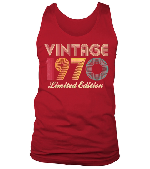 1970 50th Birthday Gift Vintage Tank Top Unisex