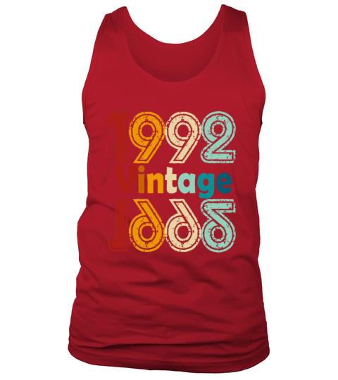 1992 vintage vintage retro birthday gift Tank Top Unisex