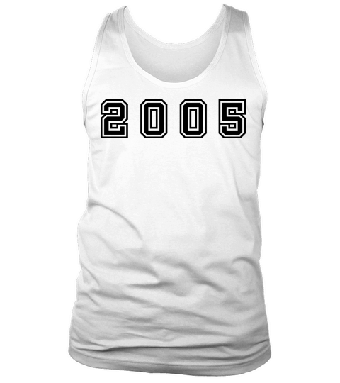 2005 Year Number Tank Top Unisex