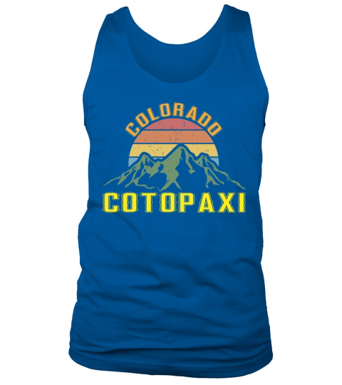 Colorado Cotopaxi Vintage Mountains Hiking Wildlif Tank Top Unisex