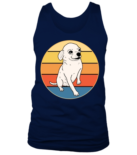 Cute Chihuahua Dog Breed Vintage Retro Sunset Tank Top Unisex