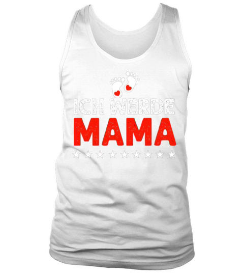 ich werde mama mutter schwanger werdende mama baby Tank Top Unisex