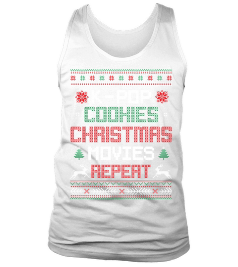 Kpop Fan South Korean Ugly Christmas Tank Top Unisex