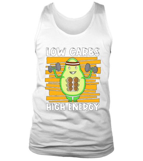 Low Carbs High Energy Healthy Diet Low Carb Lover Tank Top Unisex