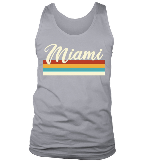 Miami - Florida - Retro - Vintage - United States Tank Top Unisex