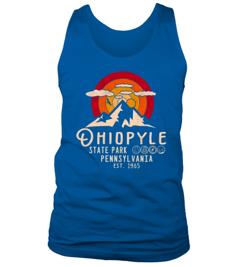 Ohiopyle State Park Pennsylvania - retro camping Tank Top Unisex