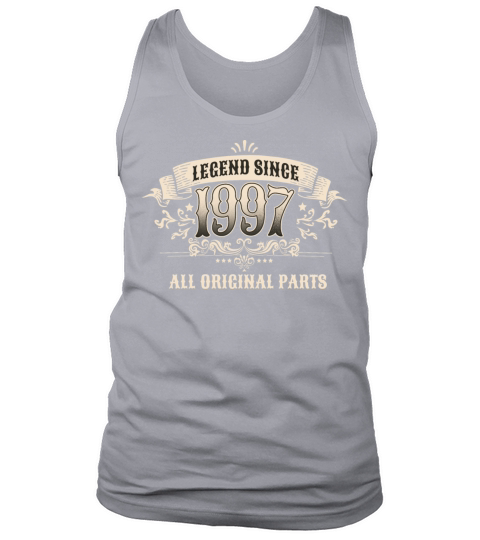 Retro Vintage Legend Since 1997 Original Parts Tank Top Unisex