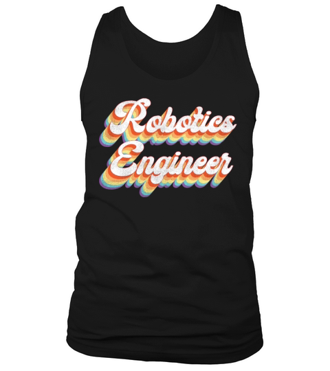 Robot Robotics Engineer Retro Tank Top Unisex