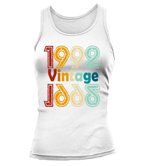 1992 vintage vintage retro birthday gift Tank top Woman