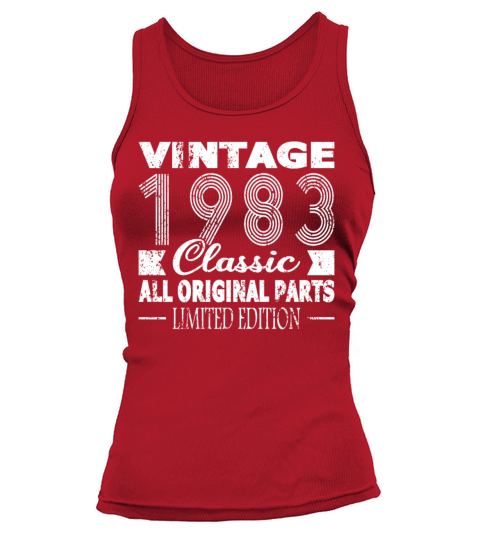 40th birthday vintage 1983 classic 1983 Tank top Woman