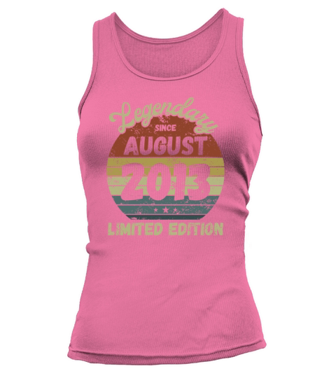 August 2013 - Vintage Birthday Present Tank top Woman