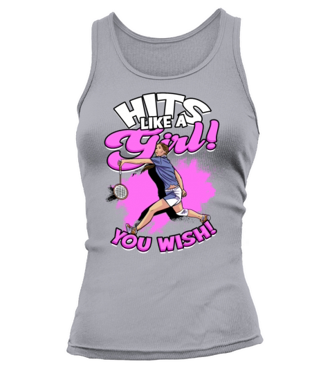 Badminton Girl Spiking Sport Player Spike Tank top Woman