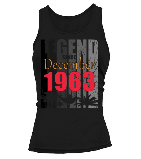 Birth Month December 1963 Vintage Tank top Woman