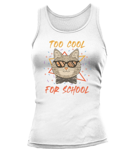 cat style For school Tank top Woman