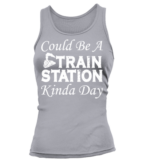 Could Be A Train Station Kinda Day Vintage Tank top Woman