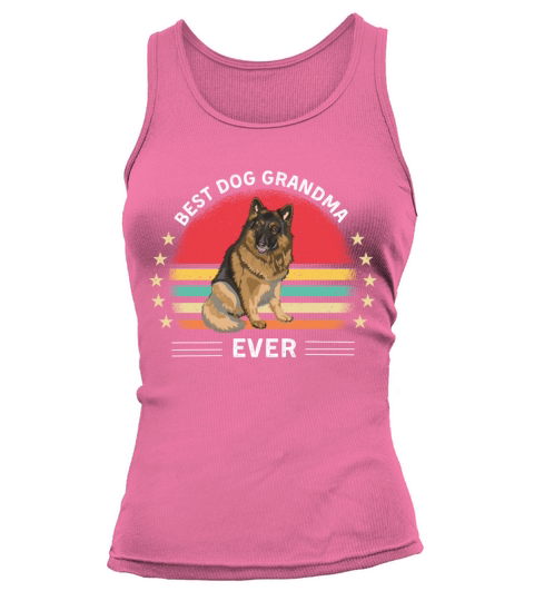 Funny German Shepherd Dog best dog grandma ever Tank top Woman