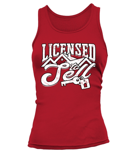 House Realtor Real Estate Agent Property Home Tank top Woman