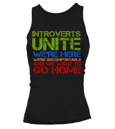 Introvert Unite Saying Quote Men Women Tank top Woman