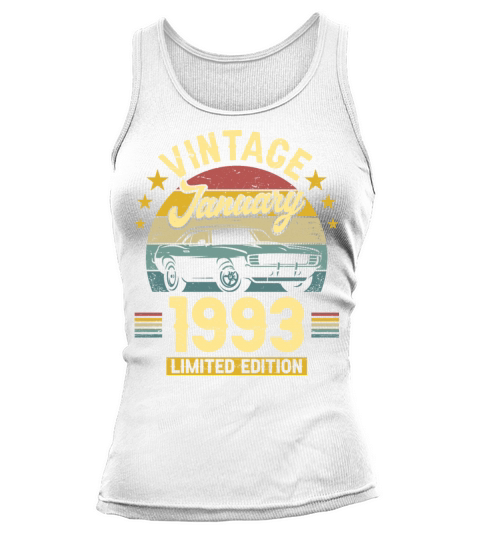 January 1993 30 Years Old Vintage 30th Birthday Tank top Woman