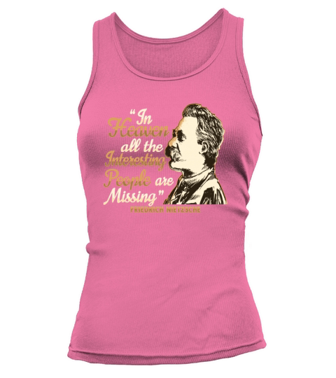 Nietzsche Quote Design for a Philosophy Student Tank top Woman