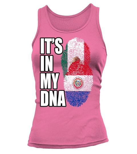 Paraguayan And Mexican Mix Heritage DNA Flag Tank top Woman