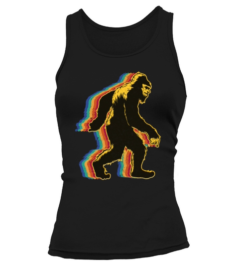 Retro Bigfoot vintage Fun and Nostalgic Sasquatch Tank top Woman