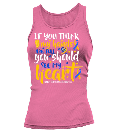 Teacher Mom Dad Love World Down Syndrome Day Men W Tank top Woman