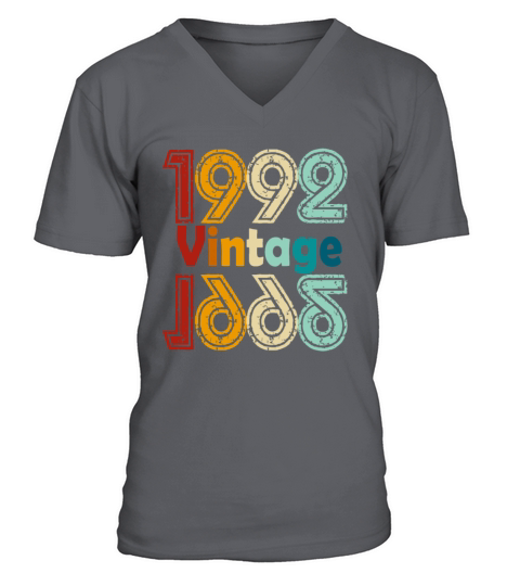 1992 vintage vintage retro birthday gift V-Neck T-shirt