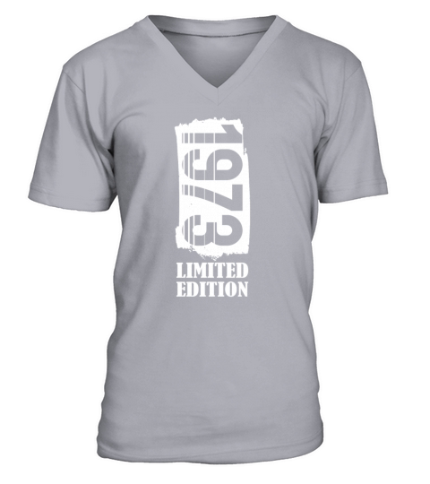 50th birthday vintage 1973 limited edition V-Neck T-shirt